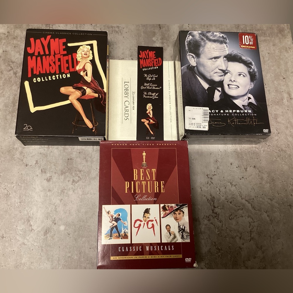 DVD Classic Movies Box Sets $15 a piece or $45 for All